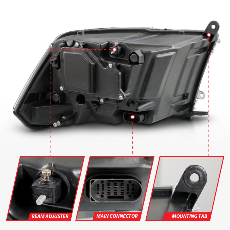 Lexus GX460 Brake Kit - Front + Rear - R1 Concepts - Drill/Slot Carbon Coated Rotors + Optimum Pads - `10-`24